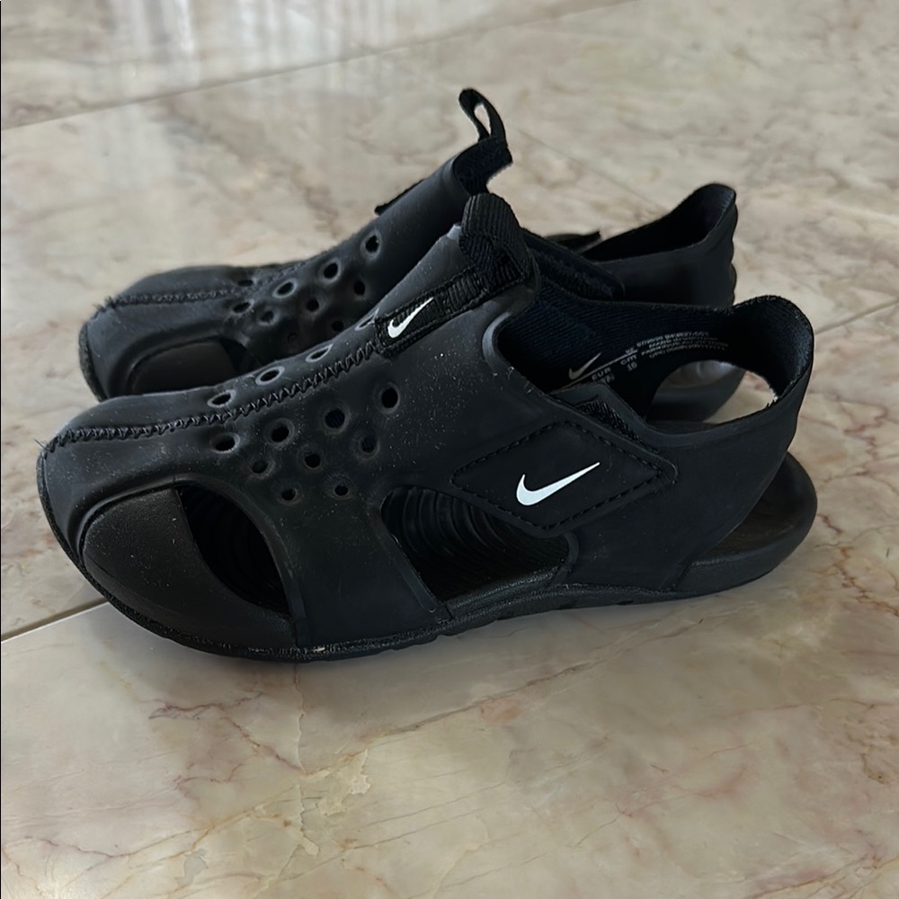 Nike Kids Black Sandals